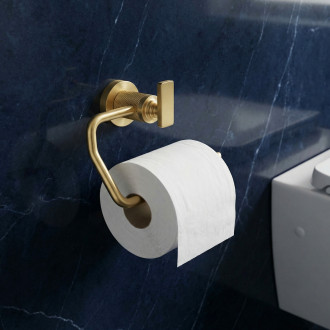 REA Rivo Držák na toaletní papír 81305 Brush Gold REA-98059