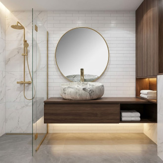 REA Umyvadlo na desku Linda Stone REA-U1020