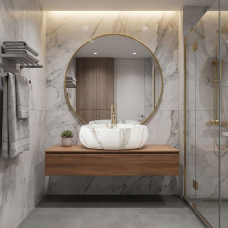 Rea Umyvadlo na desku Linda Lava Matt REA-U8568