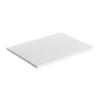 Omnires AQUAROCK sprchová vanička protiskluzová, 80 × 100 cm, bílý mat AQUAROCK80-100BM
