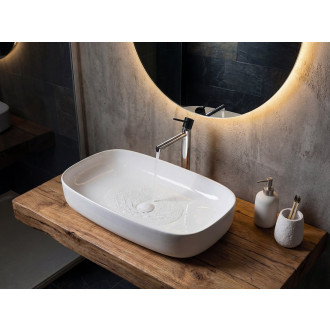 MATTEO keramické umyvadlo na desku 65x40cm, bílá