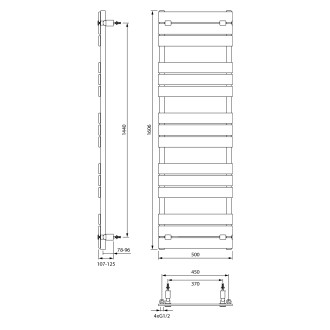 BONDECO otopné těleso 500x1606mm, bílá