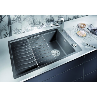 Blanco ELON XL 6 S dřez vestavný černá granit 525 882