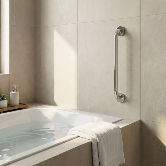 Rovné koupelnové madlo Chrome 40cm