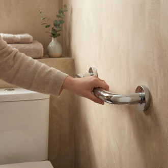 Rovné koupelnové madlo Chrome 40cm