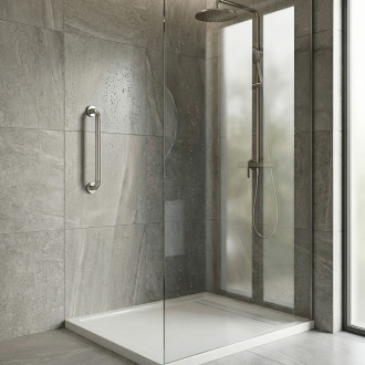 Rovné koupelnové madlo Chrome 40cm