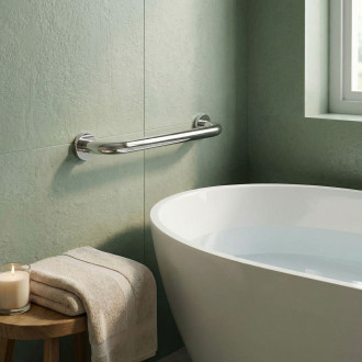 Rovné koupelnové madlo Chrome 40cm