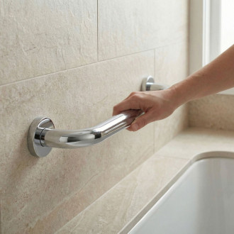 Rovné koupelnové madlo Chrome 40cm