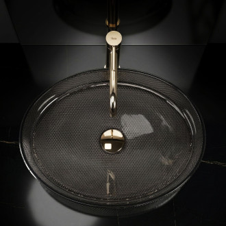 Umyvadlo na desku REA Mirella Black