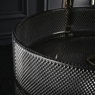 Umyvadlo na desku REA Mirella Black