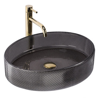 Umyvadlo na desku REA Mirella Black