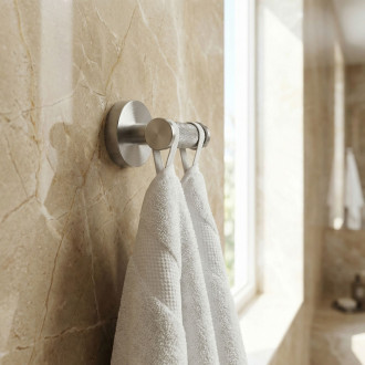 Dvojitý věšák 6612 Modern Brush Nickel