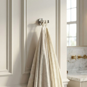 Dvojitý věšák 6612 Modern Brush Nickel