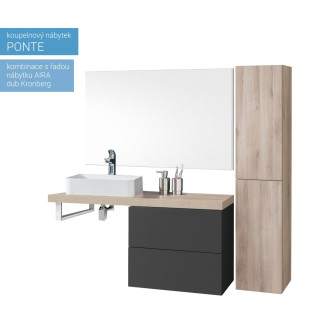 Mereo Umyvadlo na desku i zavěšení s přepadem, 420x420x120 mm, keramické UC424212