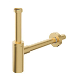 INOXMATER umyvadlový sifon 5/4", odpad 32mm, nerez/zlato mat 0581GD32K3