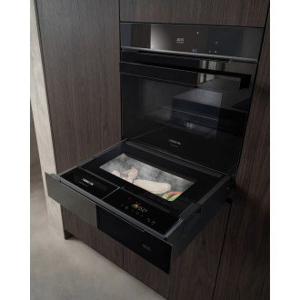 Siemens iQ700 parní zásuvka 59 x 14 cm černá, BD711C1B0