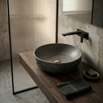 Umyvadlo na desku REA Babilon Silver