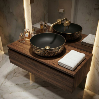 Umyvadlo na desku REA Babilon Gold