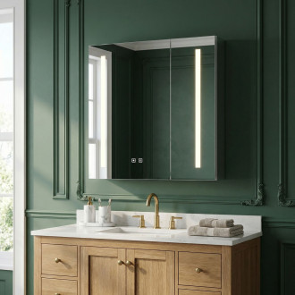 Zrcadlová skříňka s LED osvětlením M1015-60 60x65