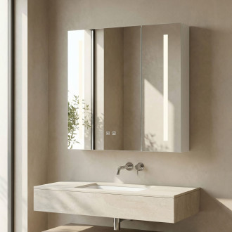 Zrcadlová skříňka s LED osvětlením M1015-60 60x65