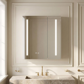 Zrcadlová skříňka s LED osvětlením M1015-60 60x65