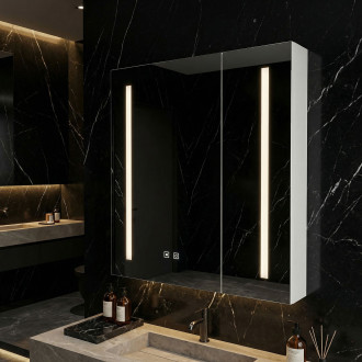 Zrcadlová skříňka s LED osvětlením M1015-60 60x65