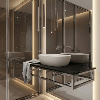 Umyvadlo na desku Rea Amelia Sandy REA-U8480