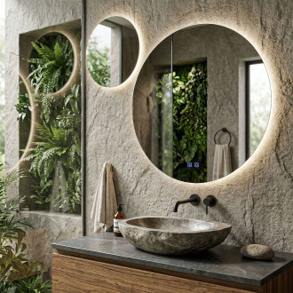 Zrcadlo LED R-8040 80cm + 40cm