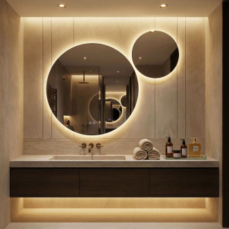 Zrcadlo LED R-8040 80cm + 40cm