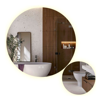 Zrcadlo LED R-8040 80cm + 40cm