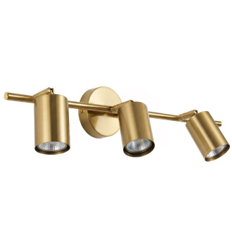 REA Koupelnové nástěnné svítidlo APP1898-3W BRUSH GOLD OSW-66053