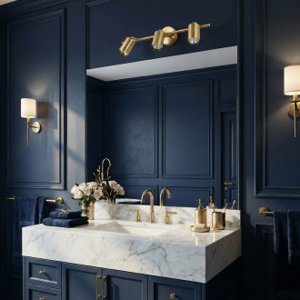 Koupelnové nástěnné svítidlo APP1898-3W BRUSH GOLD