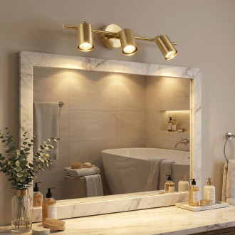 Koupelnové nástěnné svítidlo APP1898-3W BRUSH GOLD