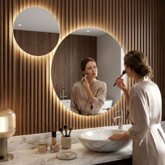 Zrcadlo LED R-9045 90cm + 45cm