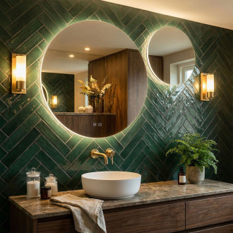 Zrcadlo LED R-9045 90cm + 45cm