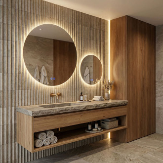 Zrcadlo LED R-9045 90cm + 45cm