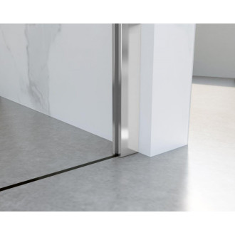 Walk-in sprchový kout LAGOS CHROM NEW 200 s otočným panelem