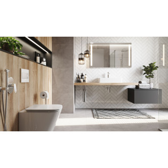 Ponte, koupelnová deska pod umyvadlo, 1600x56x530mm, dub Kronberg CN254DK