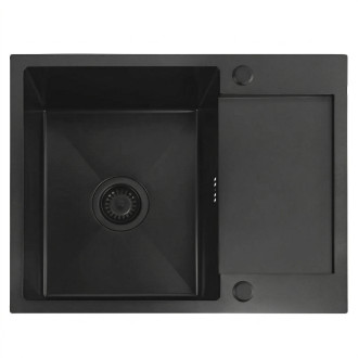 Rea Ocelový dřez Paul Black ZLE-06011