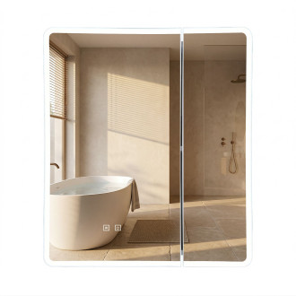 Zrcadlová skříňka s LED osvětlením M1011-60 60x70