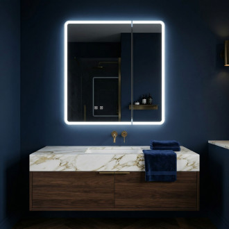 Zrcadlová skříňka s LED osvětlením M1011-60 60x70