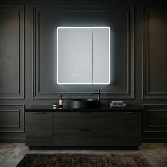 Zrcadlová skříňka s LED osvětlením M1011-60 60x70