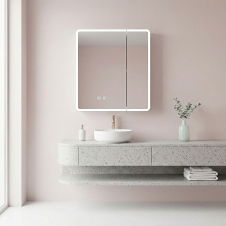 Zrcadlová skříňka s LED osvětlením M1011-60 60x70