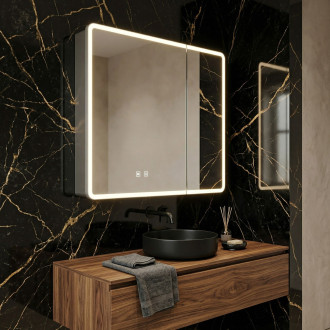 Zrcadlová skříňka s LED osvětlením M1011-60 60x70