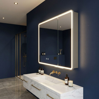 Zrcadlová skříňka s LED osvětlením M1011-60 60x70