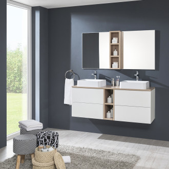 Aira koupelnová skříňka, horní, policová, dub Halifax, 200x700x140 mm CN726SH