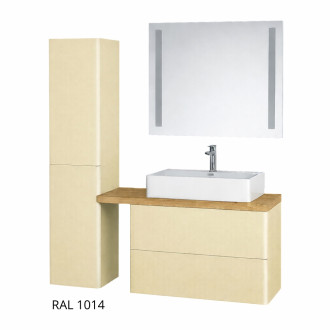 Siena, skříňka, vysoká, L/P, 350x1545x358 mm, 2dveře, multicolor - RAL mat CN494LPzzzzM