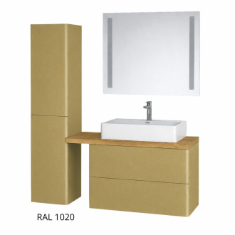 Siena, skříňka, vysoká, L/P, 350x1545x358 mm, 2dveře, multicolor - RAL mat CN494LPzzzzM