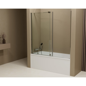 ROLLS vanová zástěna 1200x1500mm, čiré sklo