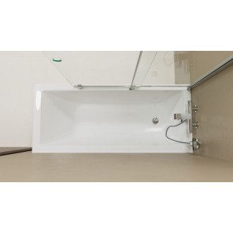 ROLLS vanová zástěna 1200x1500mm, čiré sklo